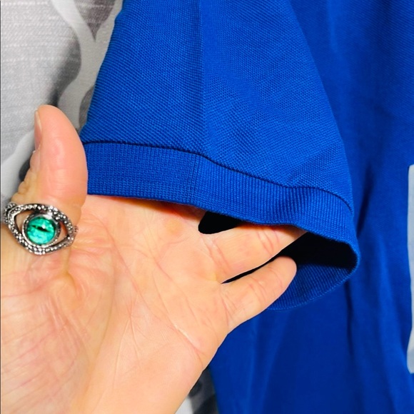 NWT Men's Size Small US Polo ASSN Short Sleeve Polo Shirt In Blue - Picture 7 of 10